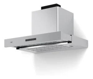 Campana Extractor Extensible De Pared 60cm X 53cm - Tst Color Plateado