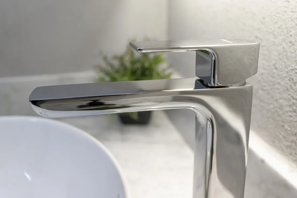 Grifería Para Baño Completo Piazza Lavatorio - 10402 - De mesa Alto lavamanos Canilla A - Imagen 4