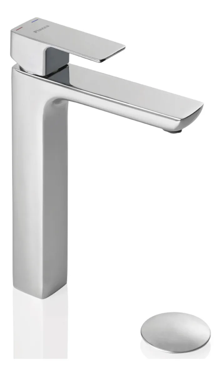 Grifería Para Baño Completo Piazza Lavatorio - 10402 - De mesa Alto lavamanos Canilla A