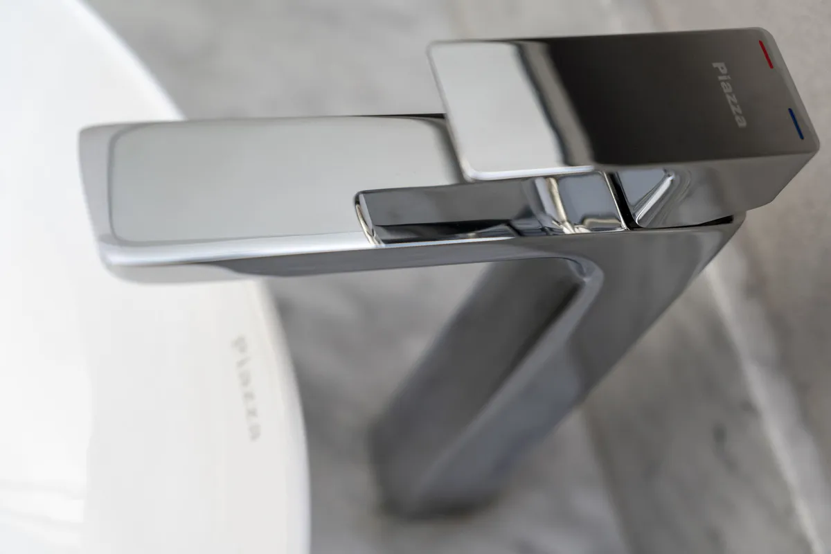 Grifería Para Baño Completo Piazza Lavatorio - 10402 - De mesa Alto lavamanos Canilla A - Imagen 5