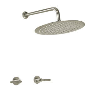 81-201NI DUCHA EMB S/TRANSF C.CERAM NICKEL - Linea Beat Niquel | Peirano