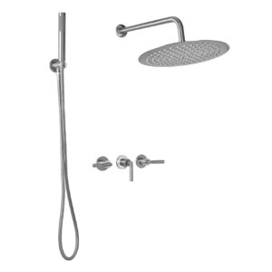 85-201NI DUCHA EMB S/TRANSF Y DUCHADOR C.CERAM BEAT - Linea Beat Niquel | Peirano
