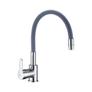 10016GR Emblem Cocina Mesada Pico Flexible Gris Piazza