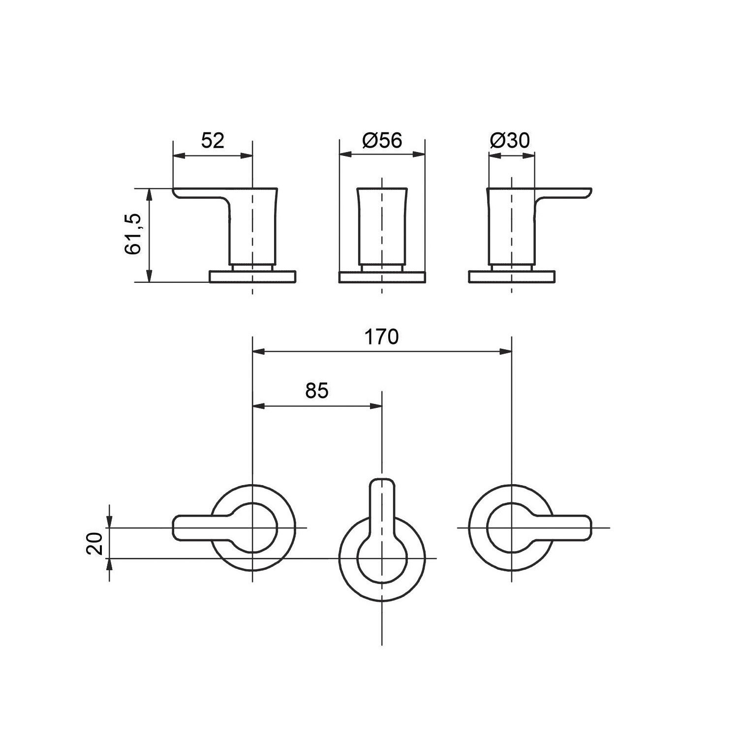 22304T Logos Bidet con transferencia Piazza - Imagen 2