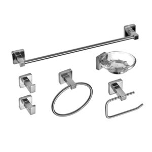 73029 Cube Set 6 Piezas Cromo Piazza