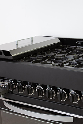 Cocina Semi Industrial Cheff Glass Black Maraldi - Imagen 3