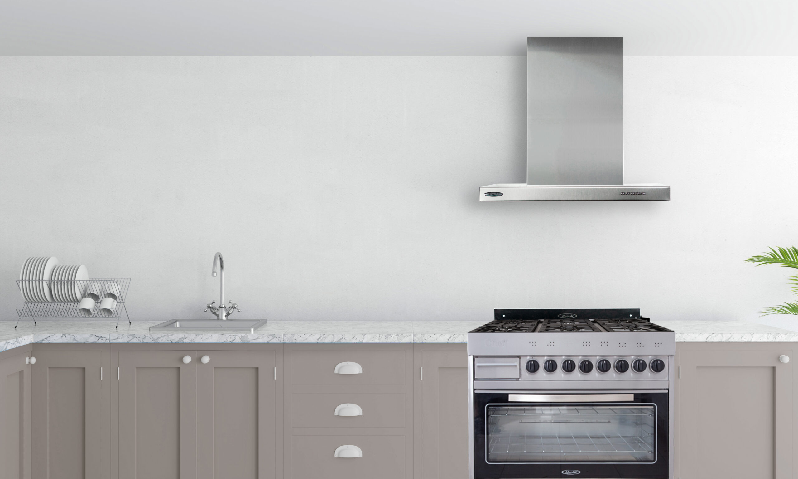 Cocina Semi Industrial Cheff Glass Maraldi - Imagen 2