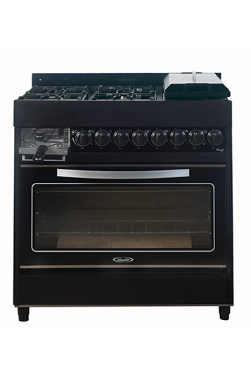Cocina Semi Industrial Cheff Glass Black Maraldi