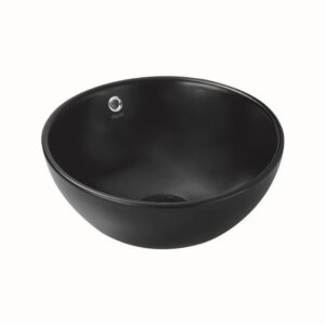 A267NE Bacha De Apoyo 285x285x115 Mm Negro Piazza