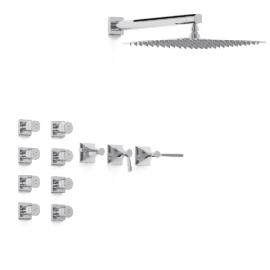 51067- New Castle Lever Ducha con escocesa Hidromet